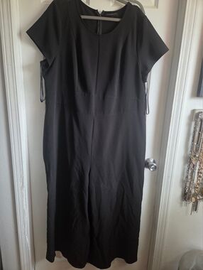 Lane Bryant sz22 Black Women's Short Sleeve jumpsuit
